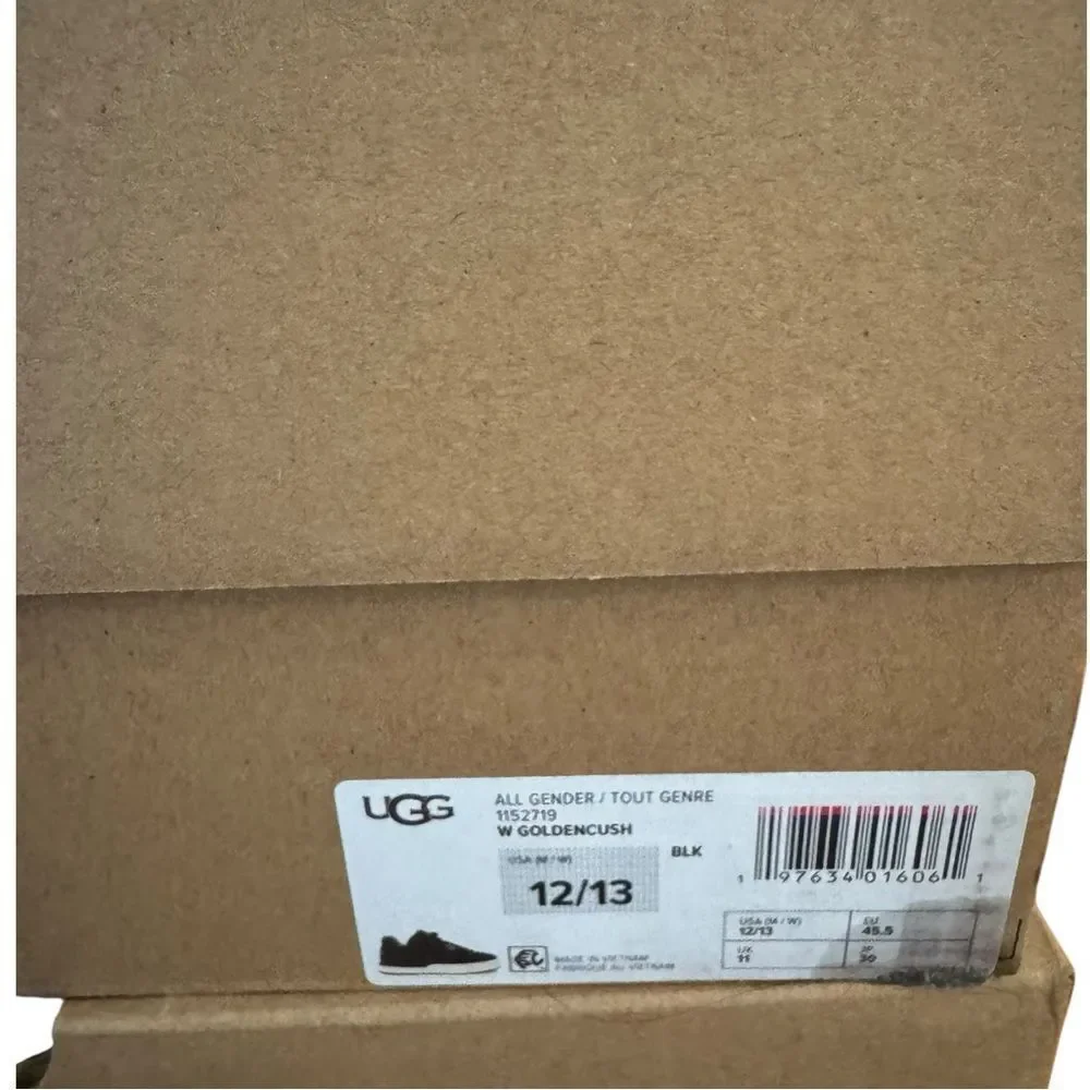 New UGG Goldencush Men's Women's Black Sneakers 12